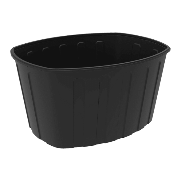 Ванна пластиковая пищевая О, 400 л, HDPE, черный [131.0400.899.0] в Сочи